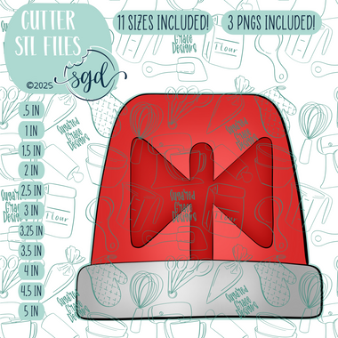 Alarm Cookie Cutter STL File with PNG Images to Match - For 3D Printing and Edible Ink Printers