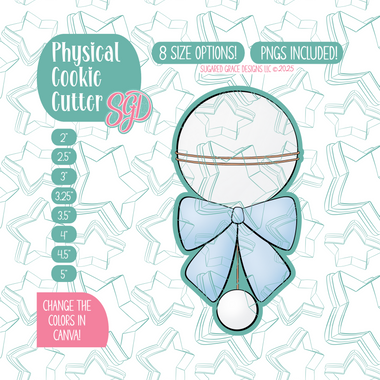 Baby Rattle Cookie Cutter Plaque with PNG Images to Match - Hand Drawn Graphics for Edible Ink Printers (Copy)