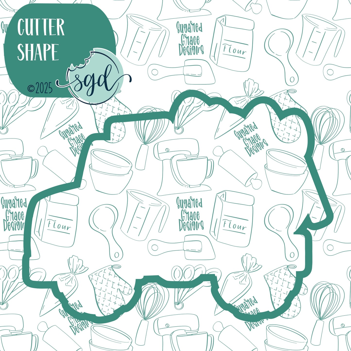 Easter Dump Truck Cookie Cutter with PNG Images to Match - Hand Drawn Graphics for Edible Ink Printers