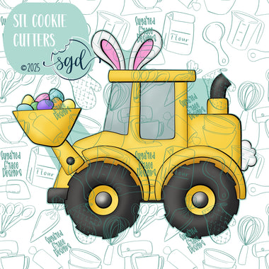 Eggscavator Cookie Cutter STL File with PNG Images to Match - For 3D Printing and Edible Ink Printers