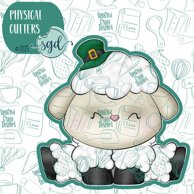 Irish Sheep or Lamb Cookie Cutter with PNG Images to Match - Hand Drawn Graphics for Edible Ink Printers
