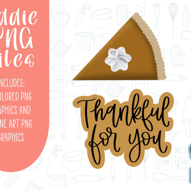 Pumpkin pie png graphic bundle set for Eddie edible ink printer, thanksgiving clipart, sugar cookie, fall png, thanksgiving png art