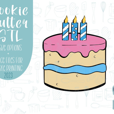 Comic style cake Cookie cutter stl, png image file, 3D printing, instant download, Eddie edible ink printer, comic cookie, comic cake,