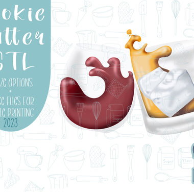 Stemless wine glass Cookie cutter stl files for 3d printing, printable whiskey glass png images for Eddie edible printers