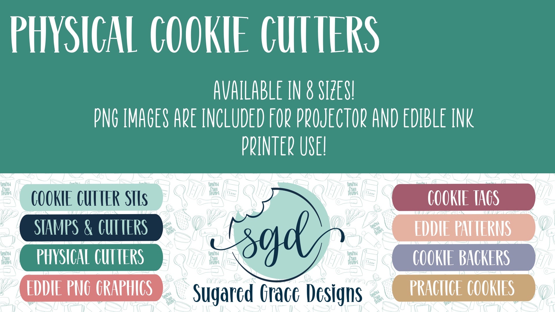 Physical Printed Cookie Cutters