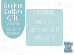 Pocket of Hearts Cookie Cutter with Matching PNG Images for Edible Ink Printers Including Eddie