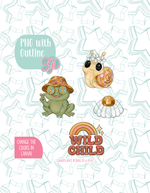 12/25 Monthly Batch - featuring 4 Cookie Cutter STL designs, 2 Cookie Tags, & 2 Printable Patterns - Disco Wild Child