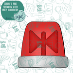 Alarm or Siren Cookie Cutter with PNG Images to Match - Hand Drawn Graphics for Edible Ink Printers
