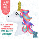 Unicorn PNG Images to match A.C. Metal Cookie Cutter