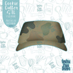 Army Military Hat Cookie Cutter STL Files for 3D Printing with Matching Printable PNG Images for Edible Ink Printers Including Eddie