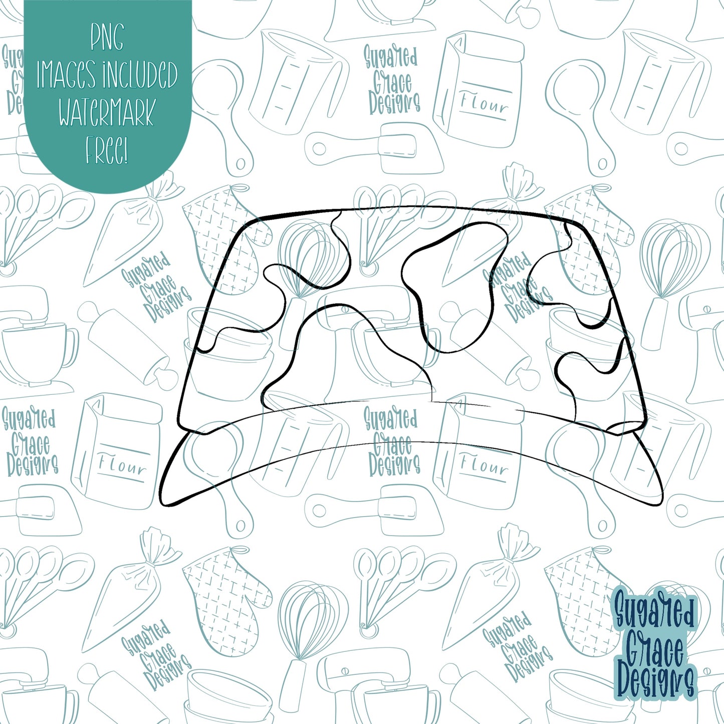 Army Military Hat Cookie Cutter with Matching PNG Images for Edible Ink Printers Including Eddie