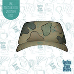 Army Military Hat Cookie Cutter with Matching PNG Images for Edible Ink Printers Including Eddie