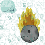 Asteroid Cookie Cutter STL File  with PNG Images to Match - For 3D Printing and Edible Ink Printers