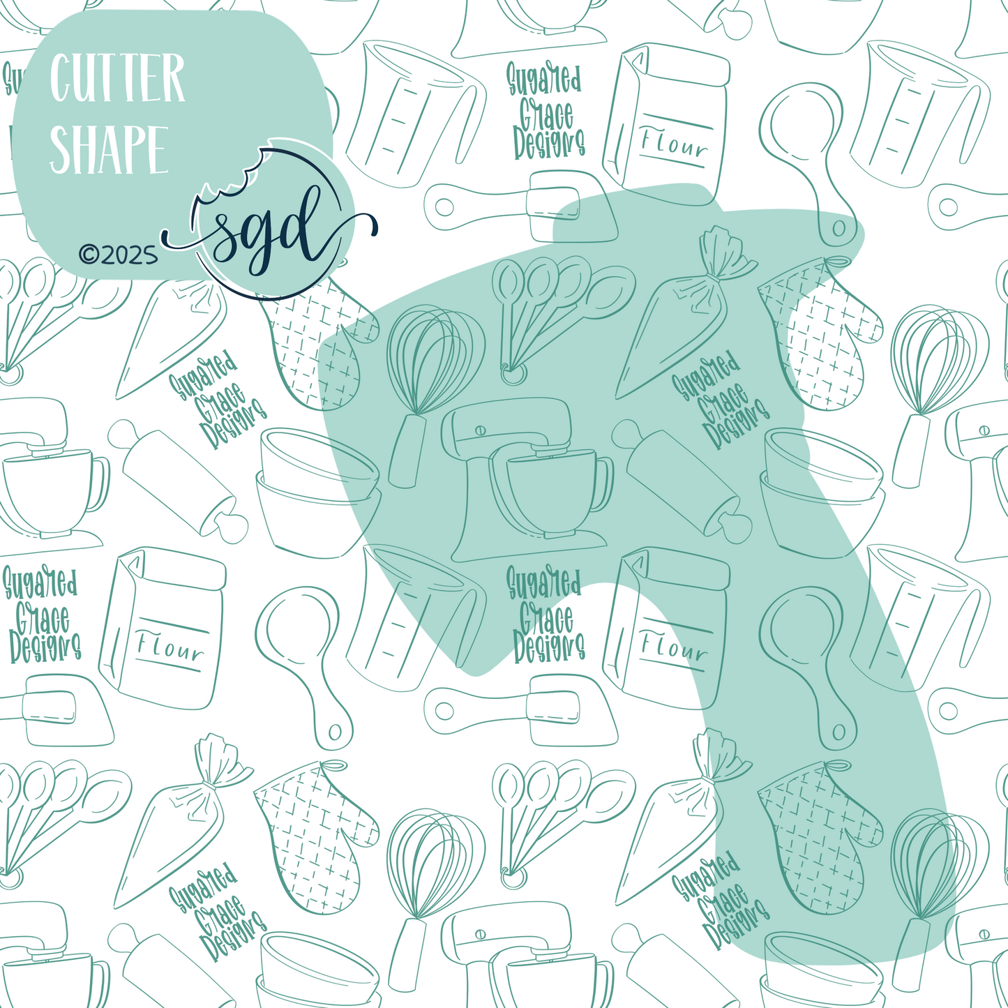 Ax or Hatchet Cookie Cutter STL File with PNG Images to Match - For 3D Printing and Edible Ink Printers