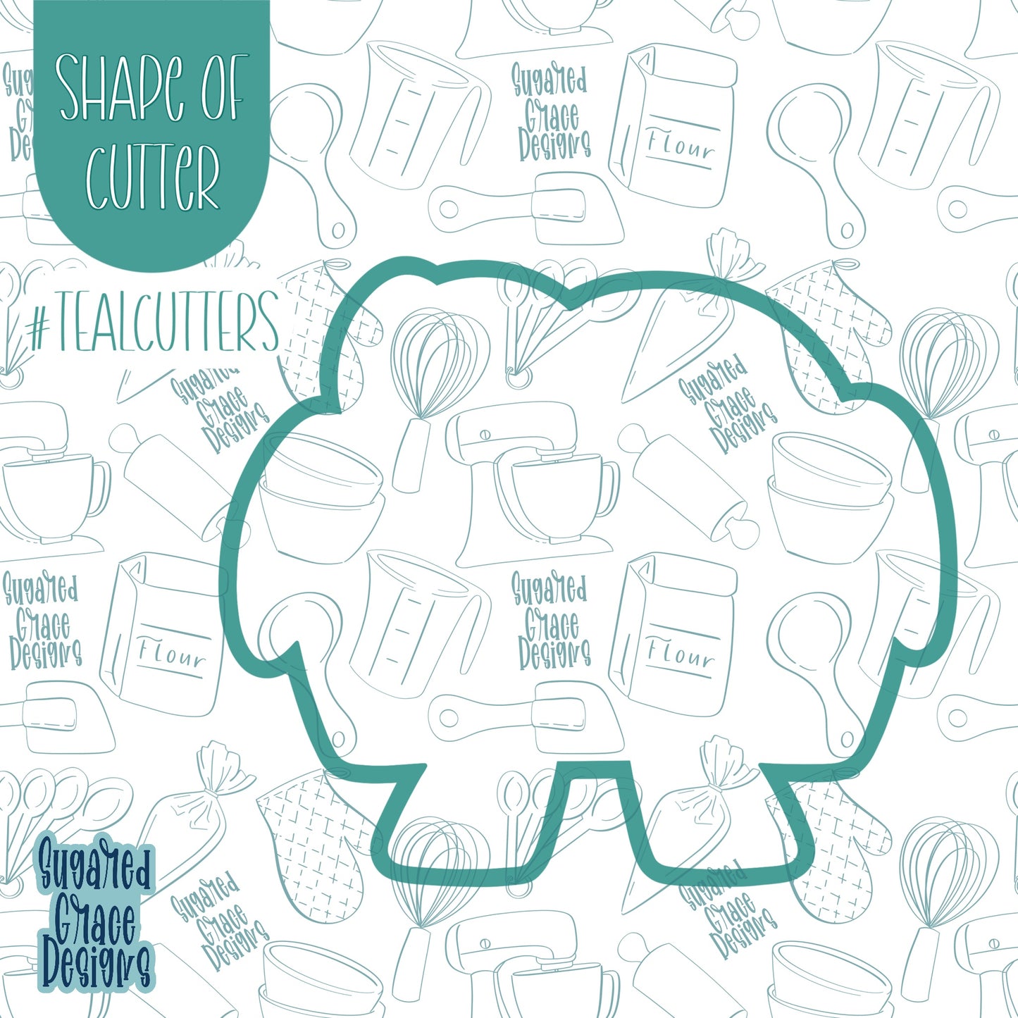Baby Jesus In Manger Cookie Cutter with Matching Printable PNG images for Edible Ink Printers Including Eddie