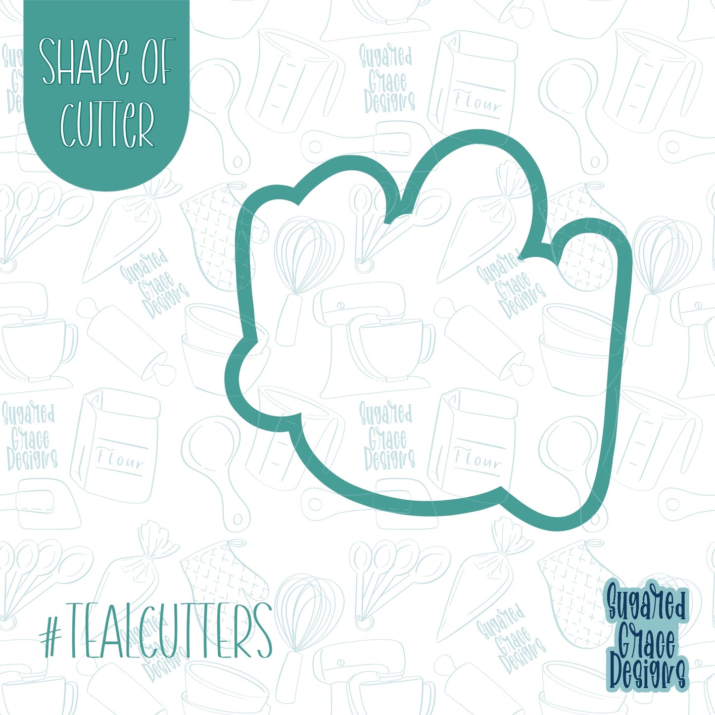 Hand Lettered Baby Word Cookie Cutter with Matching PNG Images for Edible Ink Printers Including Eddie