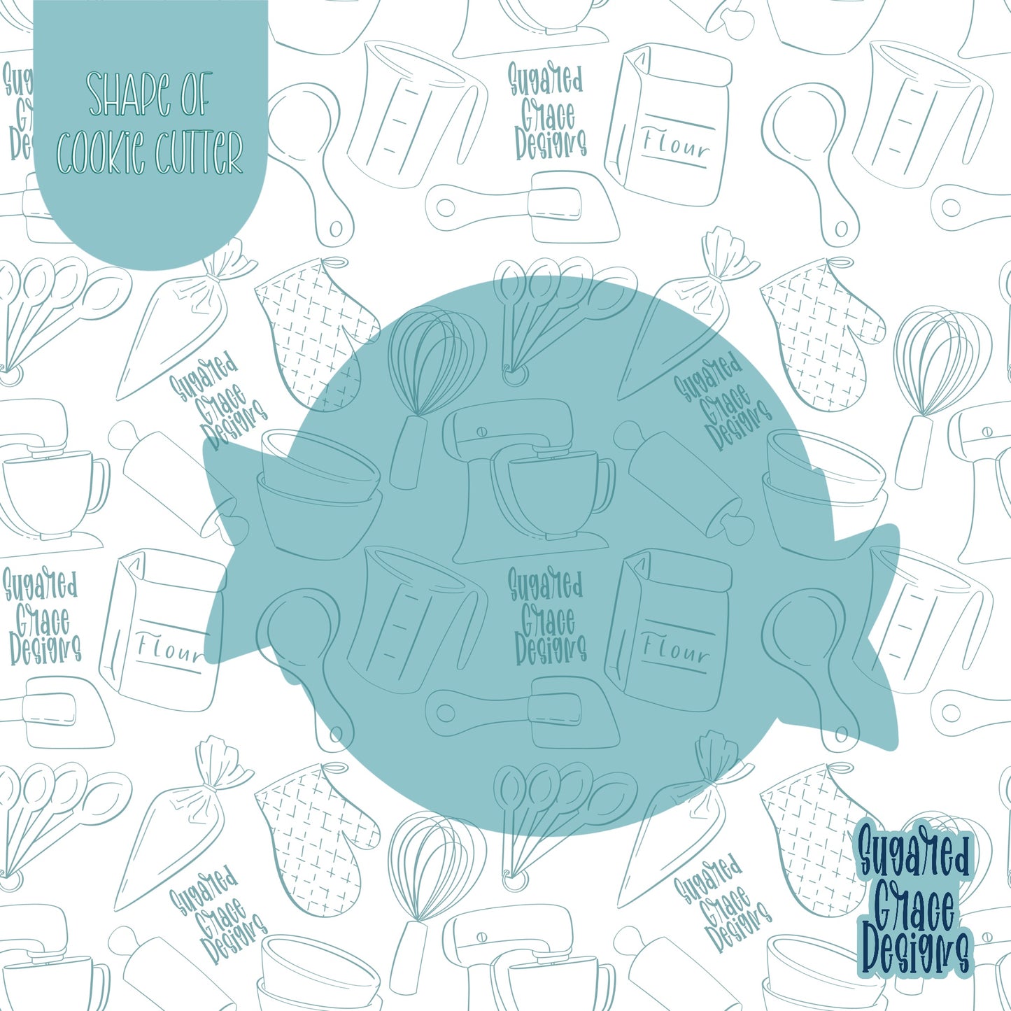 Baseball Cookie Cutter STL Files for 3D Printing with Matching Printable PNG Images for Edible Ink Printers including Eddie