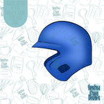 Baseball Helmet Cookie Cutter STL Files for 3D Printing with Matching PNG Images for Edible Ink Printers Including Eddie