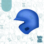 Baseball Helmet Cookie Cutter STL Files for 3D Printing with Matching PNG Images for Edible Ink Printers Including Eddie