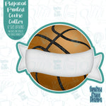 Basketball with Banner Plaque Cookie Cutter with Matching PNG Images for Edible Ink Printers Including Eddie