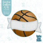 Basketball Banner Cookie Cutter STL Files for 3D Printing with Matching Printable PNG Images for Edible Ink Printers Including Eddie