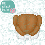 Cooked and Basted Turkey Cookie Cutter with PNG Images to Match - Hand Drawn Graphics for Edible Ink Printers