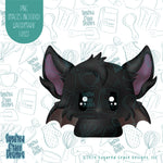 Bat Cookie Cutter with Matching Printable PNG Images for Edible Ink Printers Including Eddie