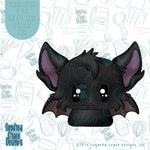 Bat Cookie Cutter STL Files for 3D Printing with Matching Printable PNG Images for Edible Ink Partners Including Eddie