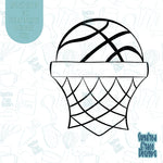 Basketball Hoop Name Tag Plaque Cookie Cutter STL Files for 3D Printing with Matching Printable PNG Images for Edible Ink Printers Including Eddie
