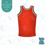 Basketball Jersey Cookie Cutter With Matching PNG Images for Edible Ink Printers Including Eddie