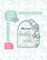 baby Shower Balloon arch Cookie Cutter STL File with PNG Images to Match - For 3D Printing and Edible Ink Printers