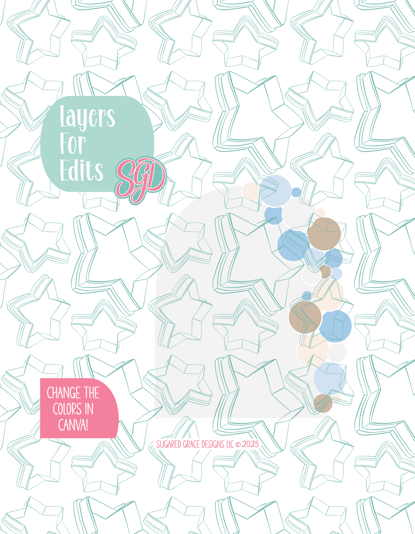 baby Shower Balloon arch Cookie Cutter STL File with PNG Images to Match - For 3D Printing and Edible Ink Printers