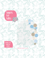 Baby Shower Balloon PNG Image Set for Edible Ink Printers - Hand Drawn Editable Graphics