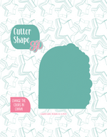 Baby Shower Balloon Arch Cookie Cutter Plaque with PNG Images to Match - Hand Drawn Graphics for Edible Ink Printers