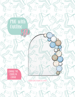 baby Shower Balloon arch Cookie Cutter STL File with PNG Images to Match - For 3D Printing and Edible Ink Printers