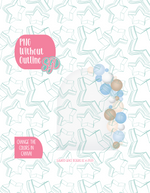 Baby Shower Balloon PNG Image Set for Edible Ink Printers - Hand Drawn Editable Graphics