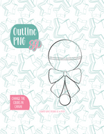Baby Rattle Cookie Cutter Plaque with PNG Images to Match - Hand Drawn Graphics for Edible Ink Printers (Copy)
