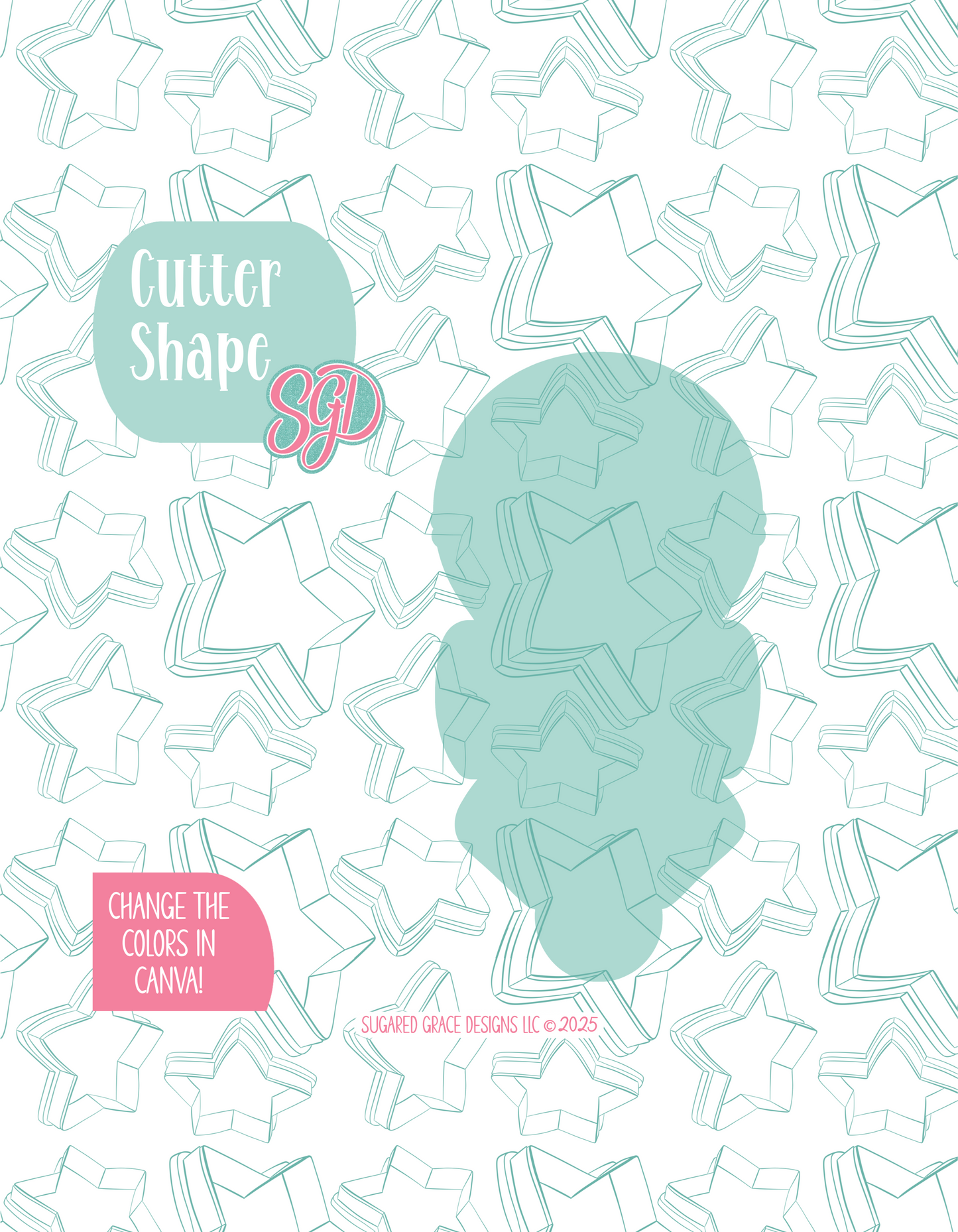 Baby Rattle with Bow Cookie Cutter STL File with PNG Images to Match - For 3D Printing and Edible Ink Printers