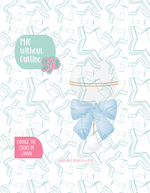 Baby Rattle with Bow Cookie Cutter STL File with PNG Images to Match - For 3D Printing and Edible Ink Printers