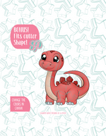 Brachiosaurus Dinosaur PNG Image Set for Edible Ink Printers - Hand Drawn Editable Graphic