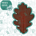 Brown Leaf Cookie Cutter with PNG Images to Match - Hand Drawn Graphics for Edible Ink Printers - Fall Autumn Cookie Ideas