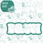 Bruh Cookie Cutter Plaque with PNG Images to Match - Hand Drawn Graphics for Edible Ink Printers