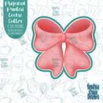 Butterfly Bow Cookie Cutter with Matching PNG Images for Edible Ink Printers Including Eddie