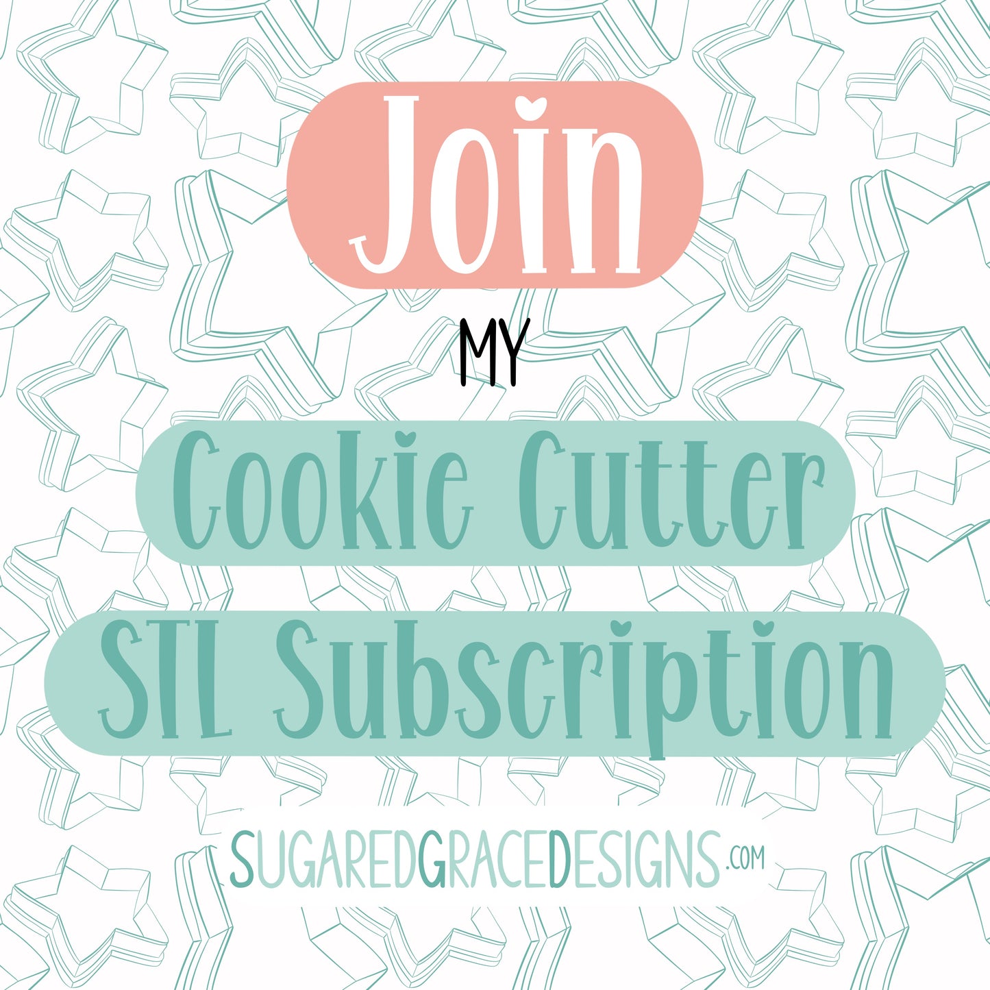03/26 Monthly Batch - featuring 4 Cookie Cutter STL designs, 2 Cookie Tags, & 2 Printable Patterns - Rootin Twotin Cowboy