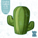 Cactus Cookie Cutter STL Files for 3D Printing with Matching Printable PNG Images for Edible Ink Printers Including Eddie