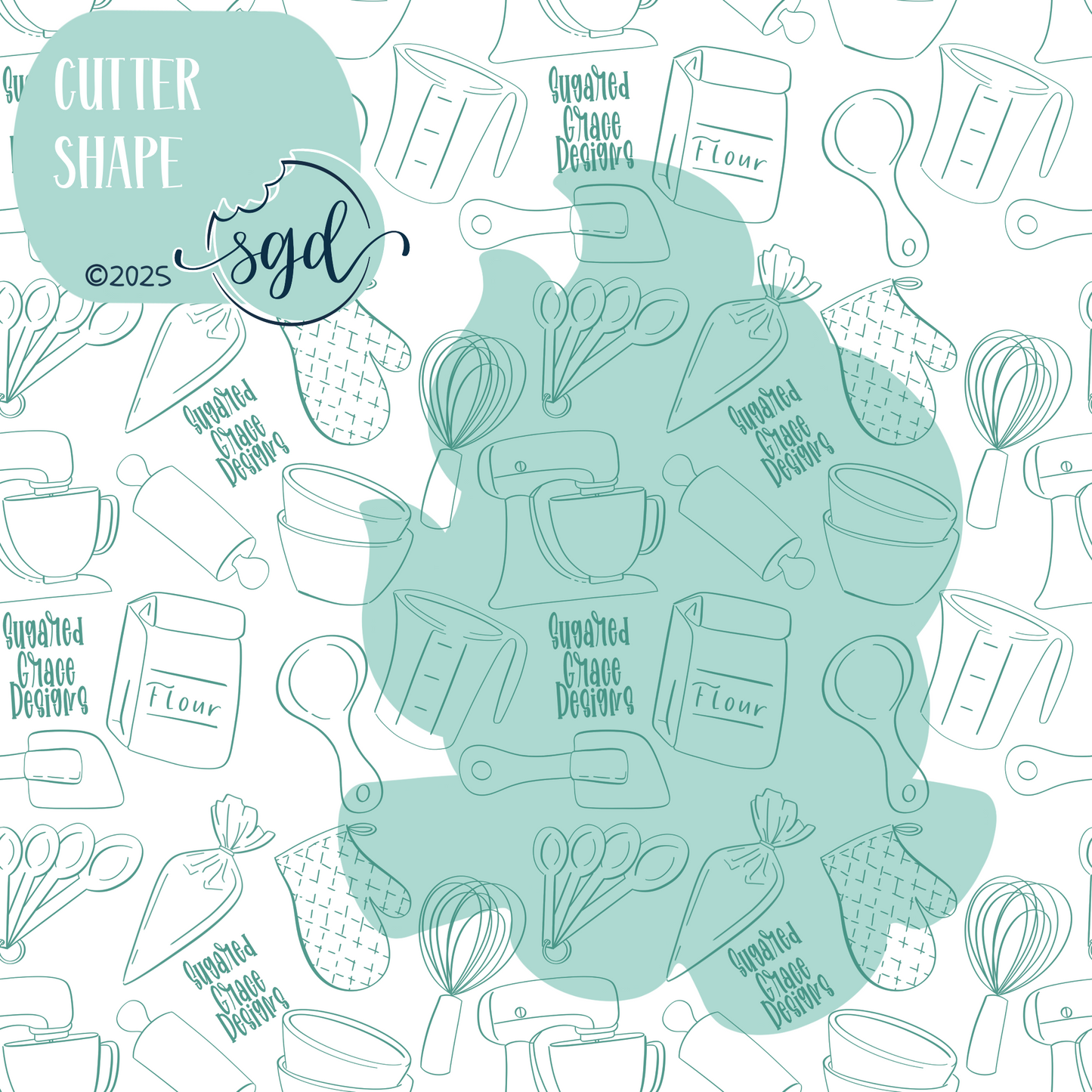 Campfire Cutter STL File with PNG Images to Match - For 3D Printing and Edible Ink Printers (Copy)