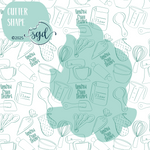 Campfire Cutter STL File with PNG Images to Match - For 3D Printing and Edible Ink Printers (Copy)