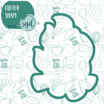 Campfire Cookie Cutter with PNG Images to Match - Hand Drawn Graphics for Edible Ink Printers