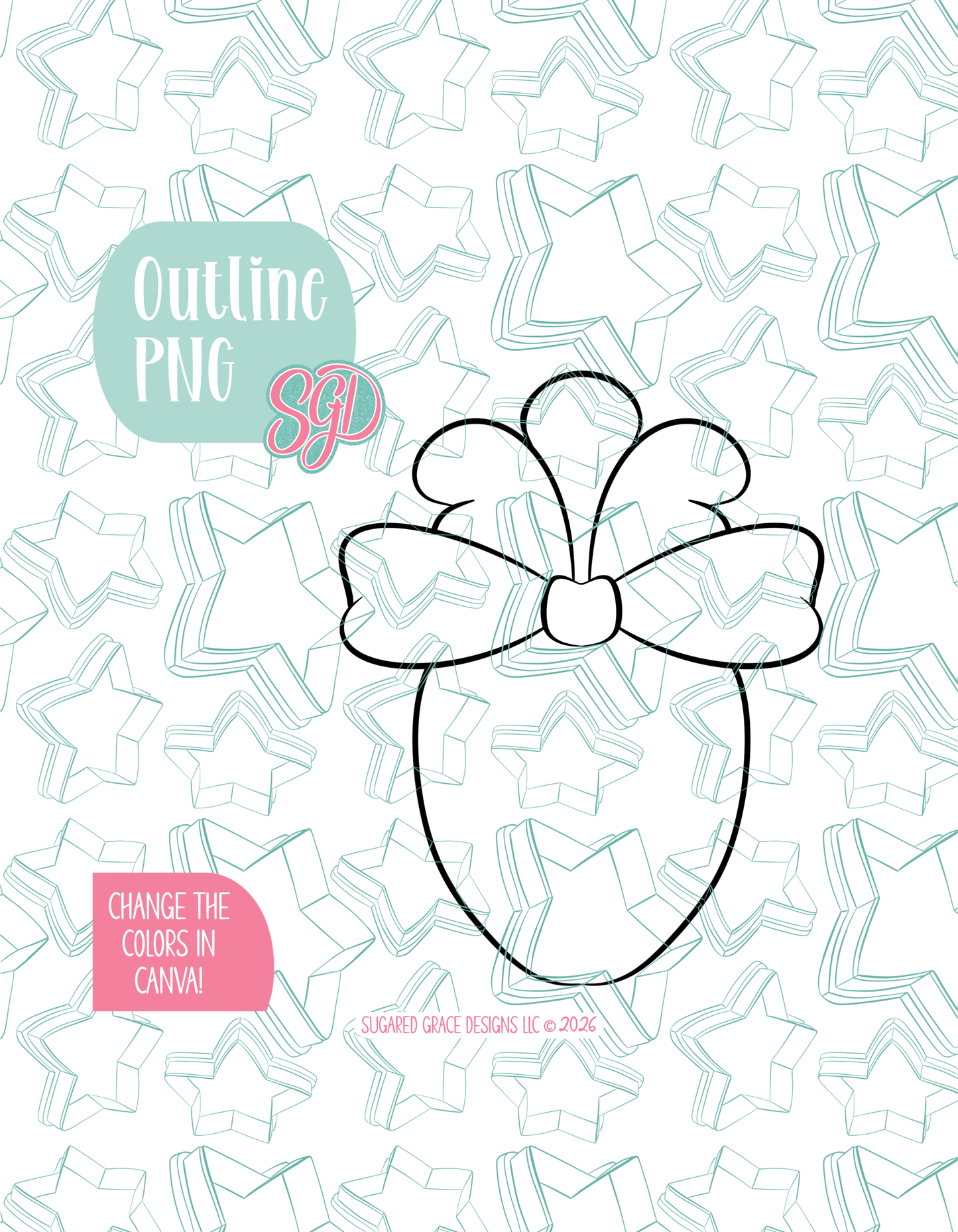 Easter Carrot with bow Cookie Cutter STL and PNG set