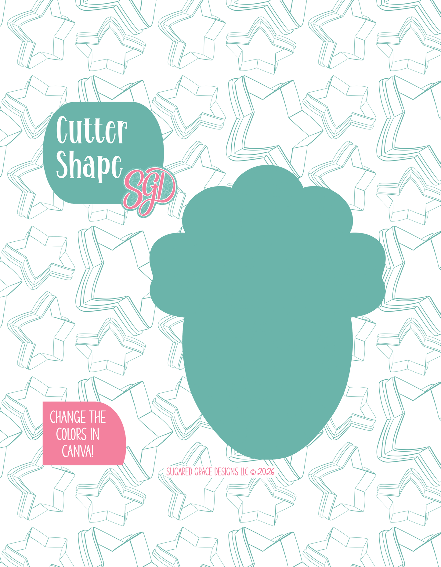 Easter Carrot with Bow Cookie Cutter with matching PNG